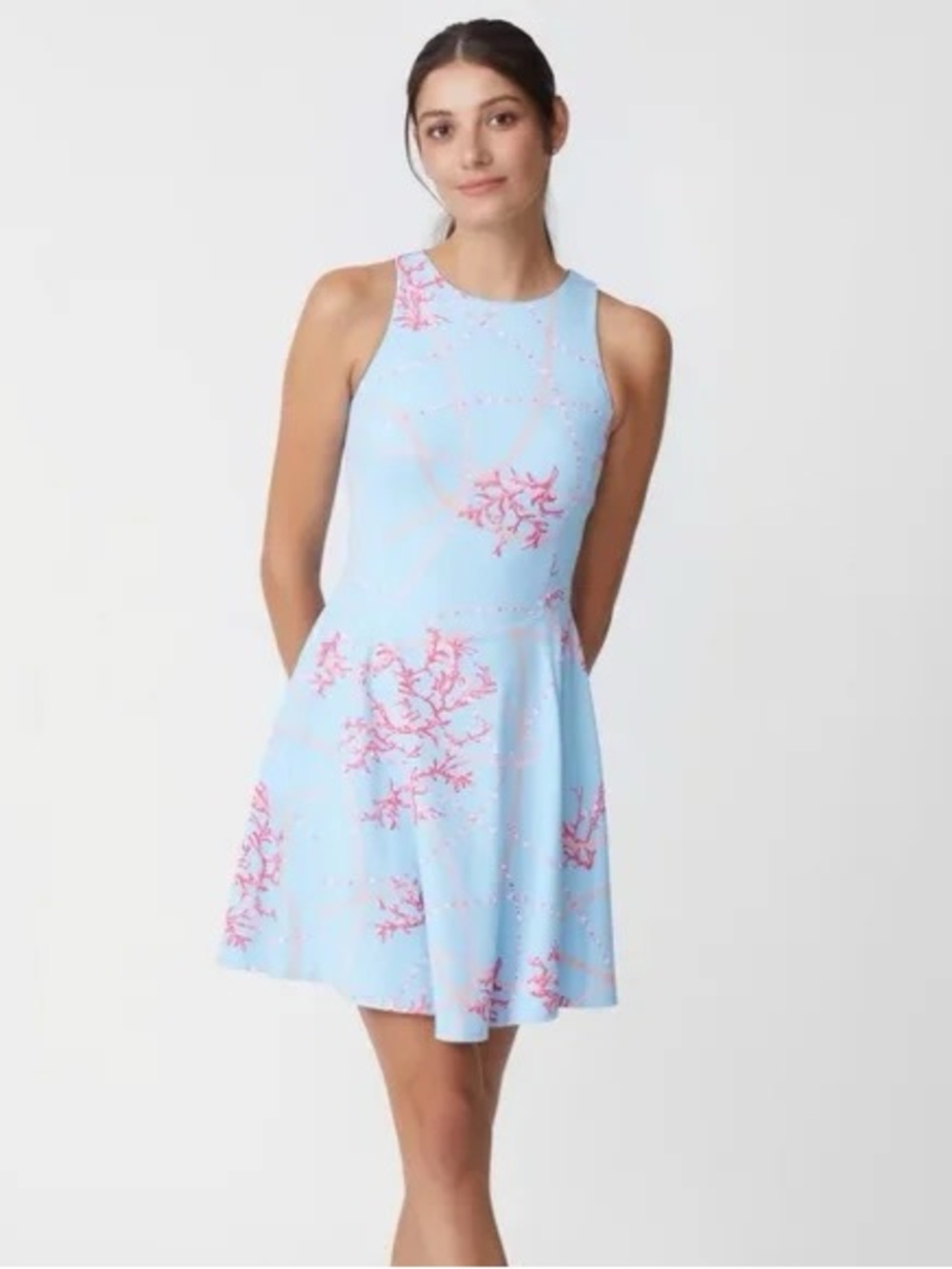 J. McLaughlin Turnberry Coral Active Dress